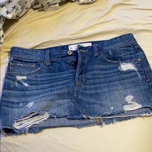 abercrombie denim shorts size 6